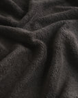 Organic Cotton Face Towel - Smoky Charcoal