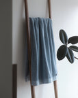 Organic Cotton Body Towel - Lake Blue